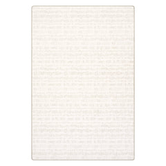 Tern Abstract Striped Custom Rug | White