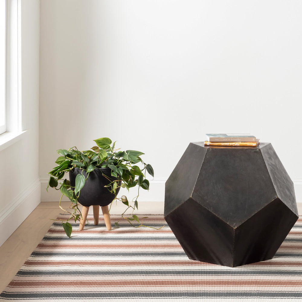 Elliot Handwoven Cotton Rug | Brown