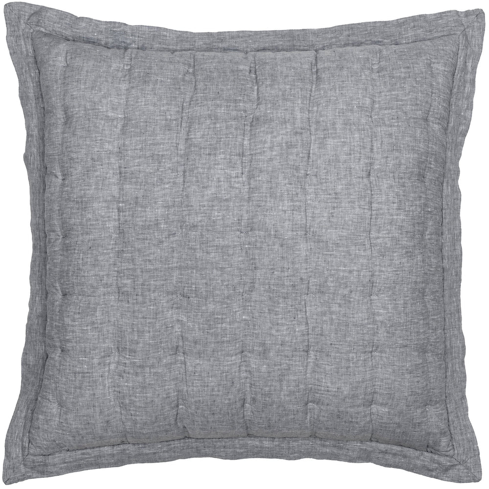Lush Linen Puff Sham | Black