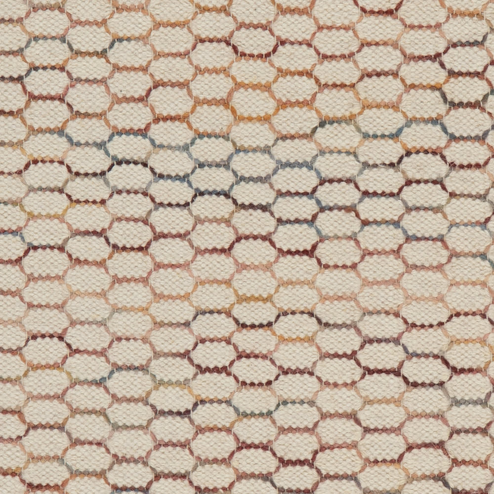 Kaelani Textured Geometric Indoor Rug Swatch | Multicolor