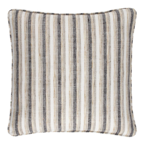 Soren Stripe Indoor/Outdoor Decorative Pillow Cover | Natural