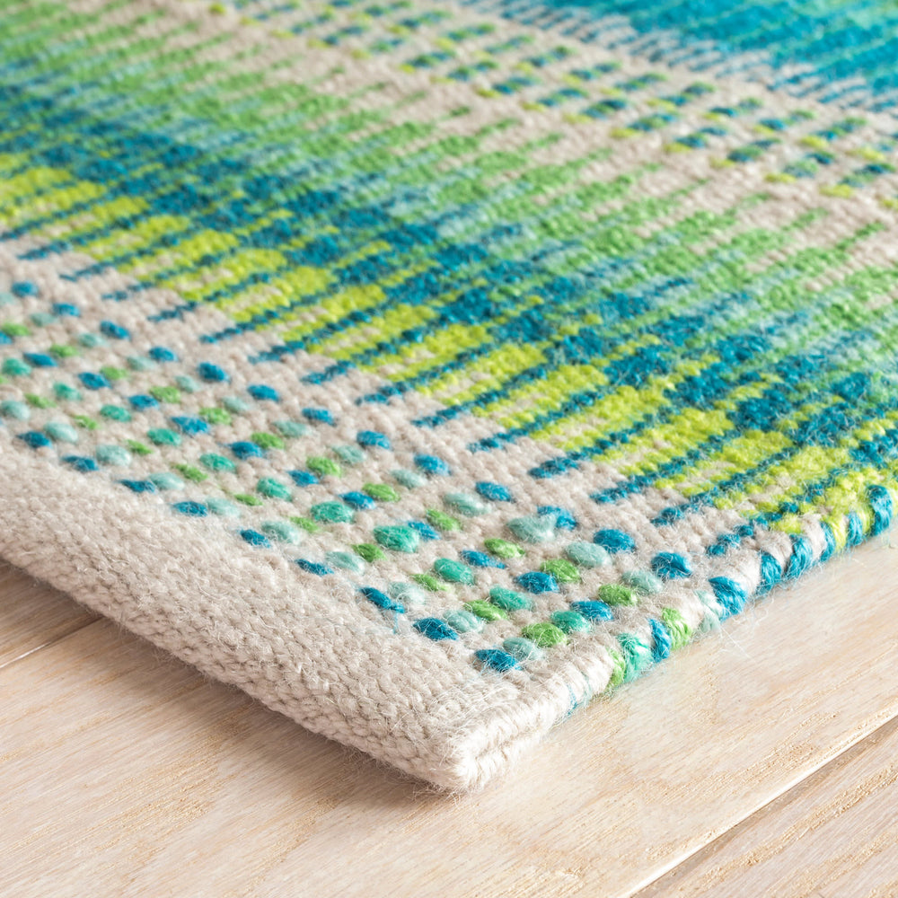 Folly Handwoven Indoor/Outdoor Rug | Blue/Green