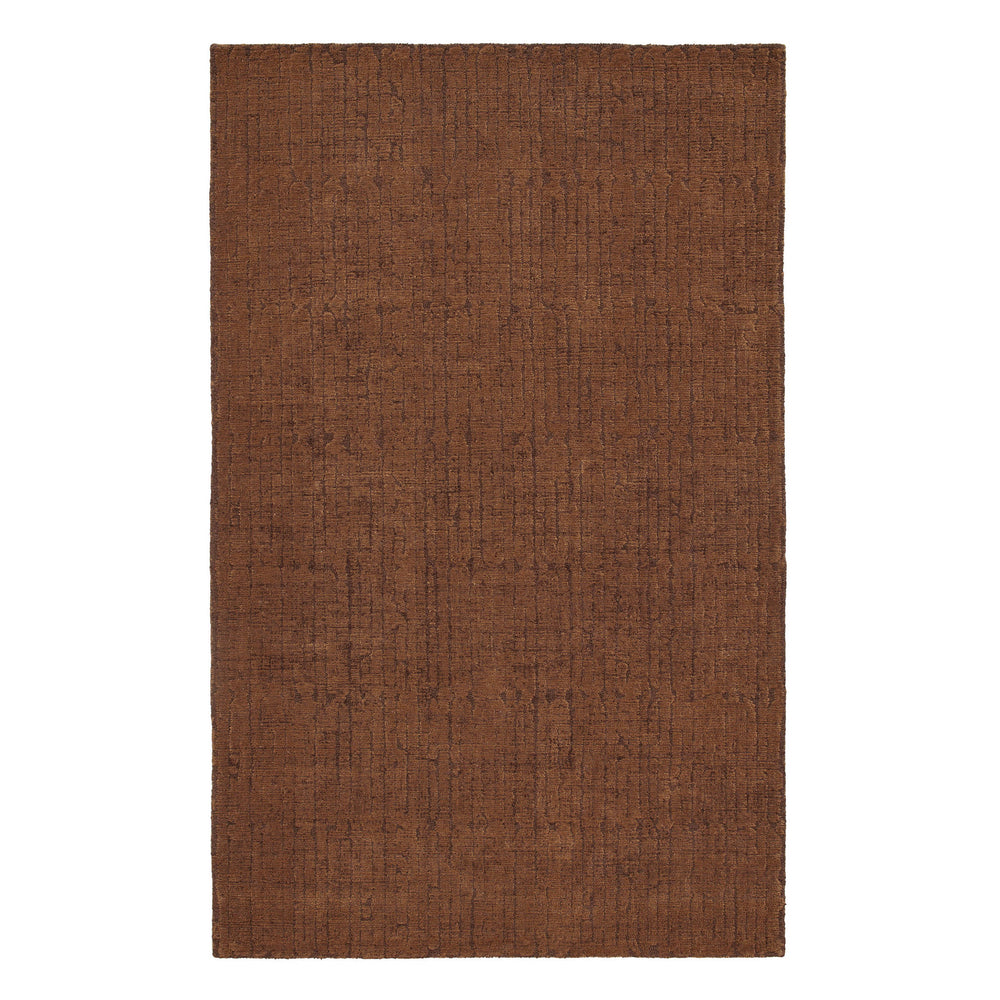 Afton Tufted Wool Custom Rug | Caramel