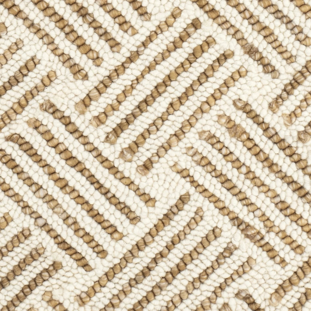 Layers Hand Hooked Wool Rug Swatch | Ochre