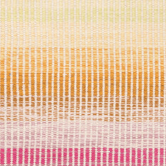 Watercolor Horizon Handwoven Cotton Rug Swatch | Multi