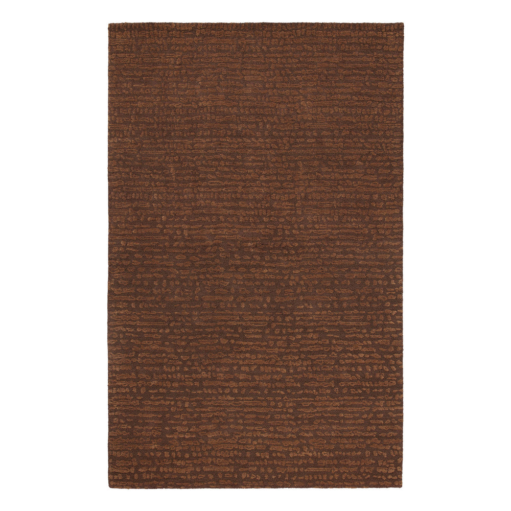Mina Tufted Wool Custom Rug | Caramel