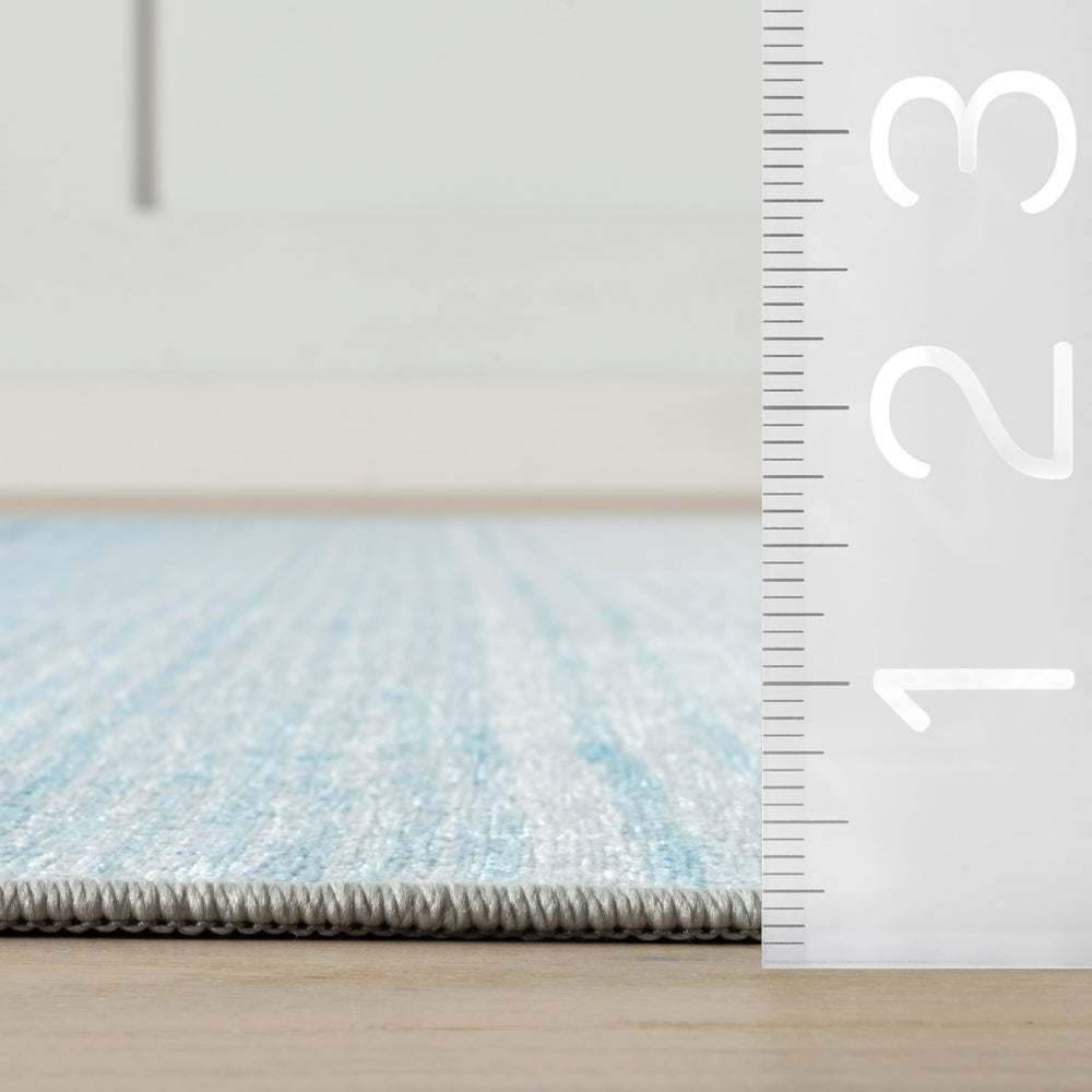 Pandora Machine Washable Rug | Sky