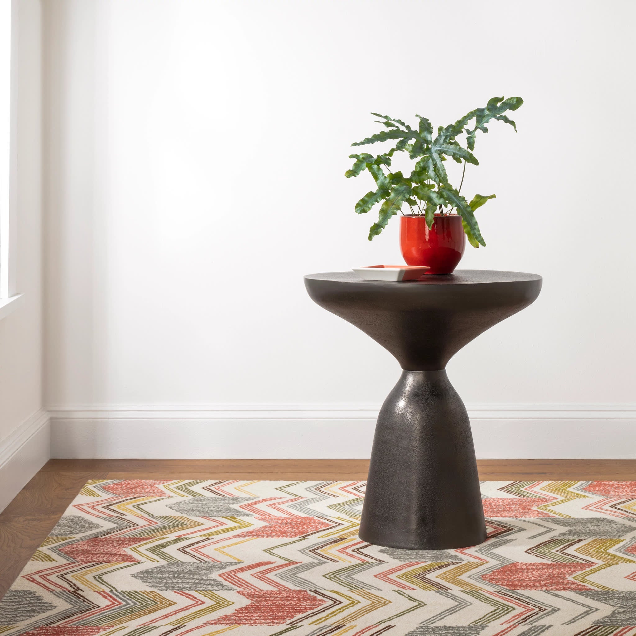 Zig Zag Hand Micro Hooked Wool Rug Swatch – Annie Selke - Annie Selke