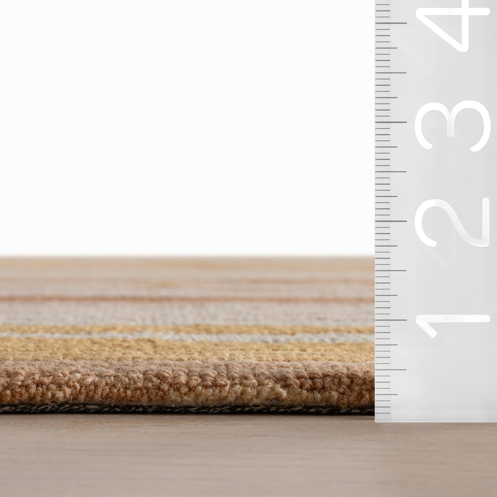 Zare Transitional Abstract Indoor Rug | Orange
