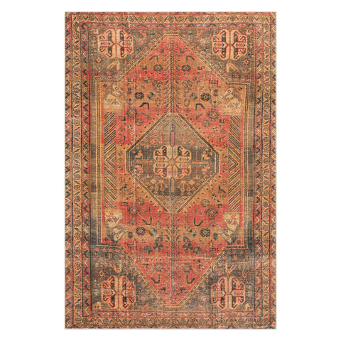 Matil Medallion Washable Rug | Golden