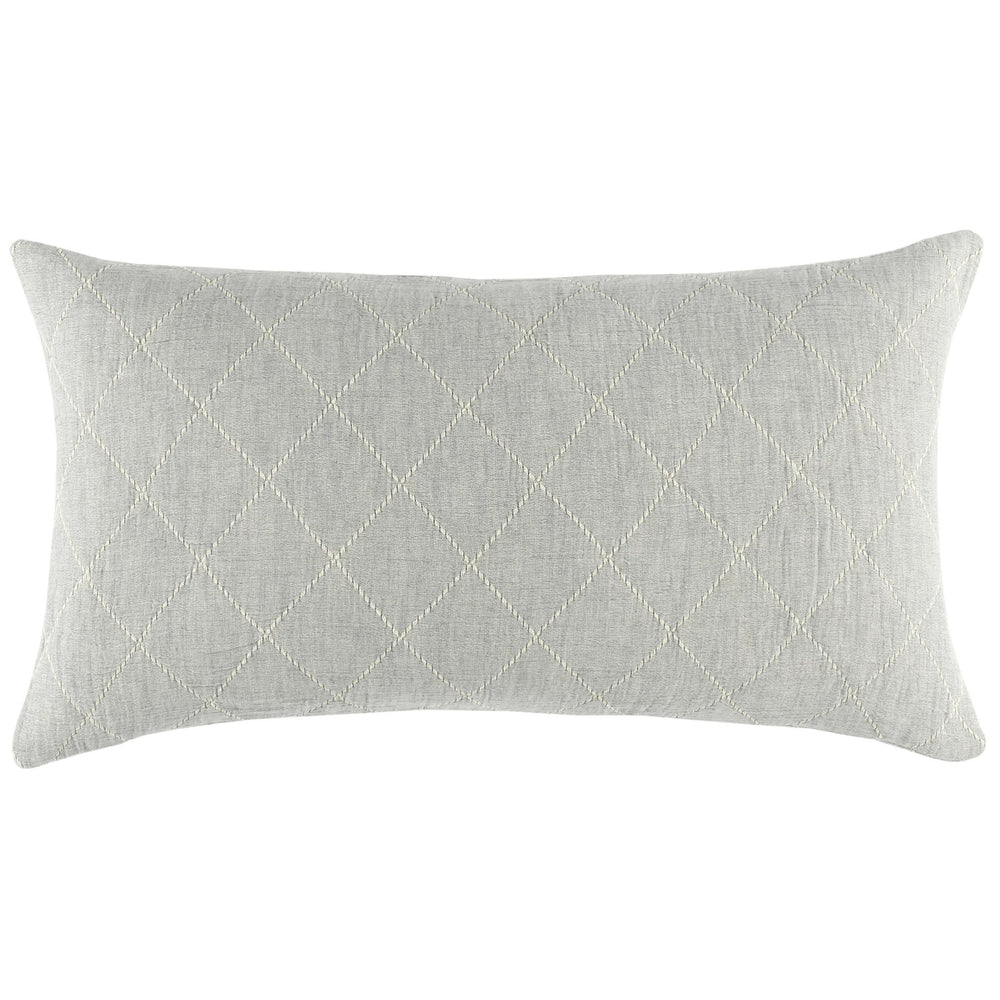 Tilden Matelasse Sham | Natural/Grey