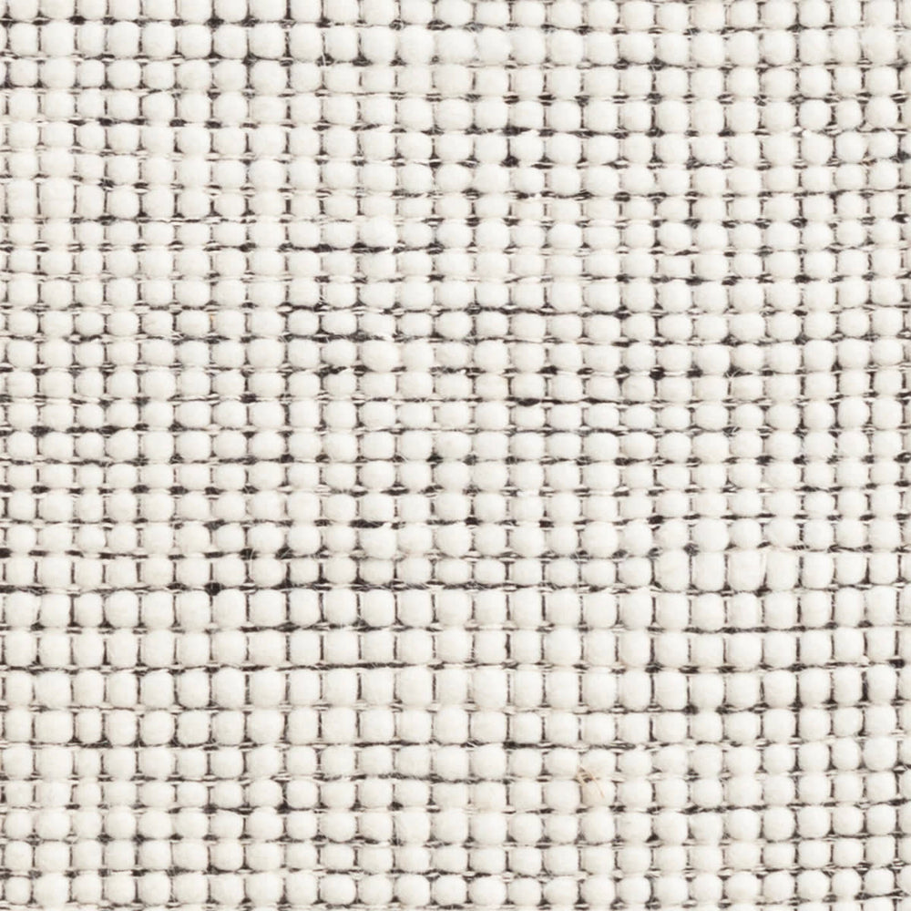 Network Handwoven Wool Rug Swatch | Black