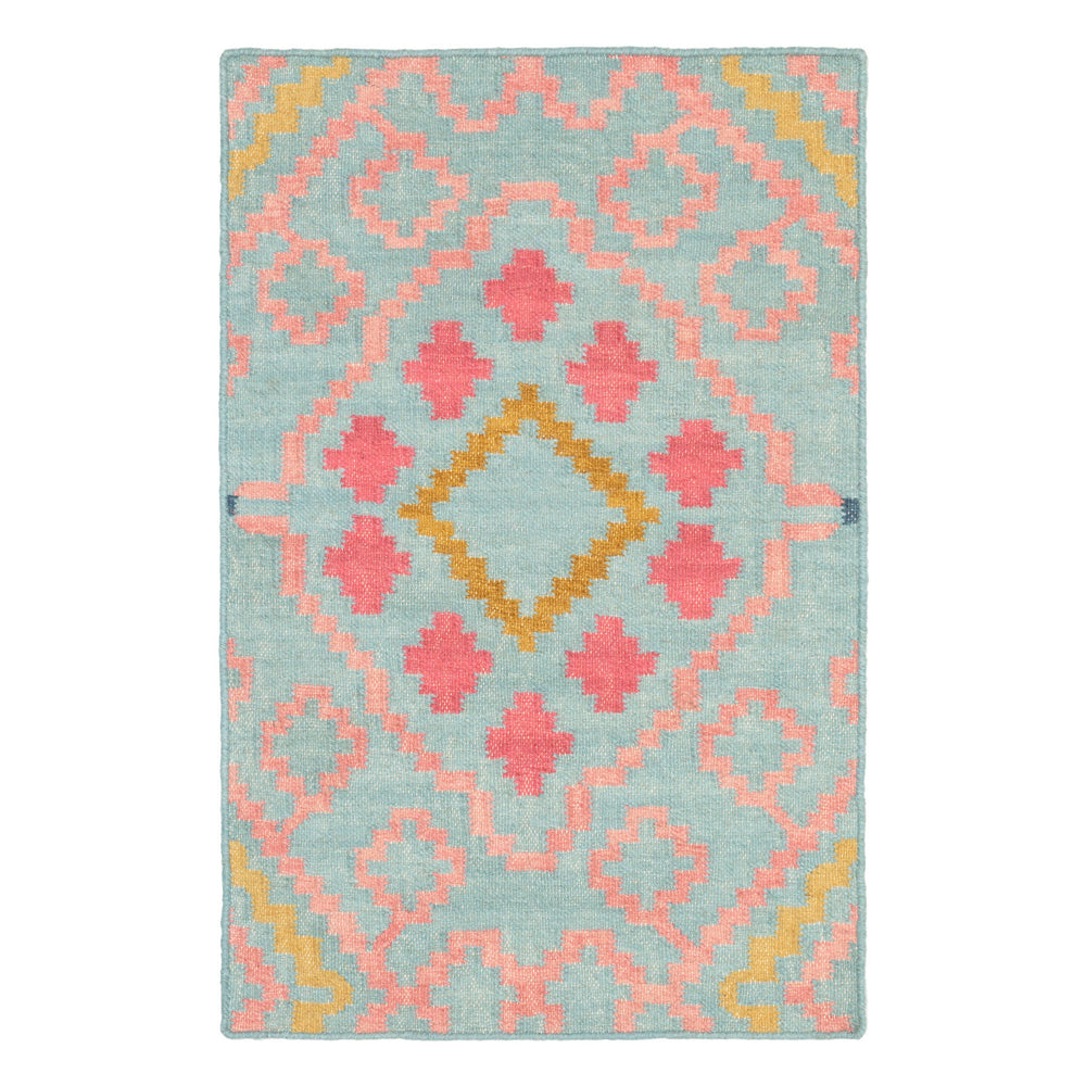 Jelly Roll Handwoven Wool Rug | Multi
