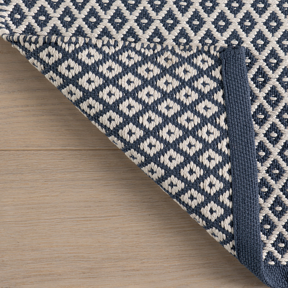 Riviera Handwoven Indoor/Outdoor Rug | Navy