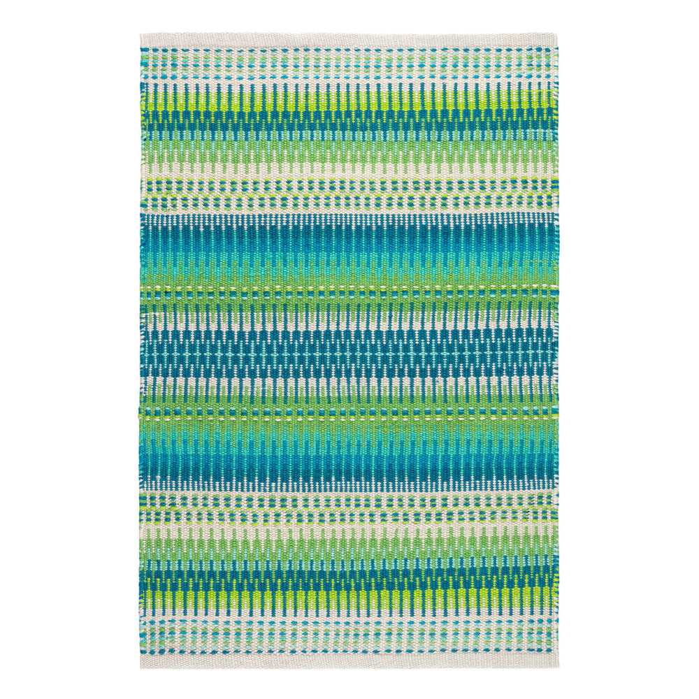 Folly Handwoven Indoor/Outdoor Rug | Blue/Green