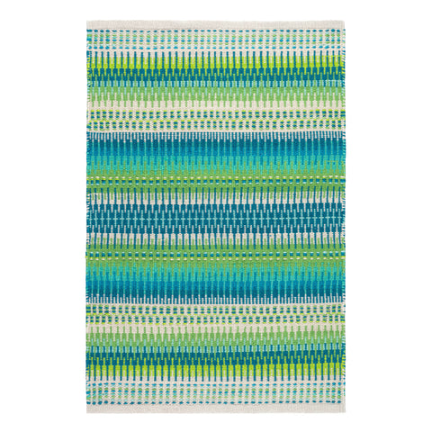 Folly Handwoven Indoor/Outdoor Rug | Blue/Green