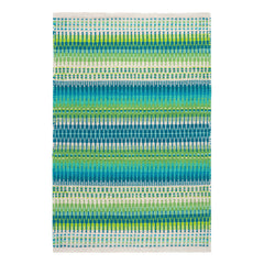 Folly Handwoven Indoor/Outdoor Rug | Blue/Green
