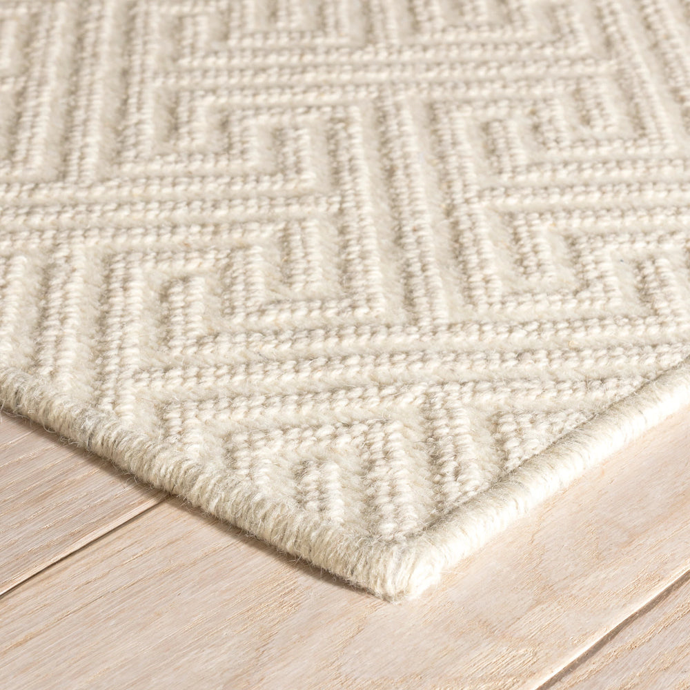 Montage Platinum Woven Wool Rug | Platinum