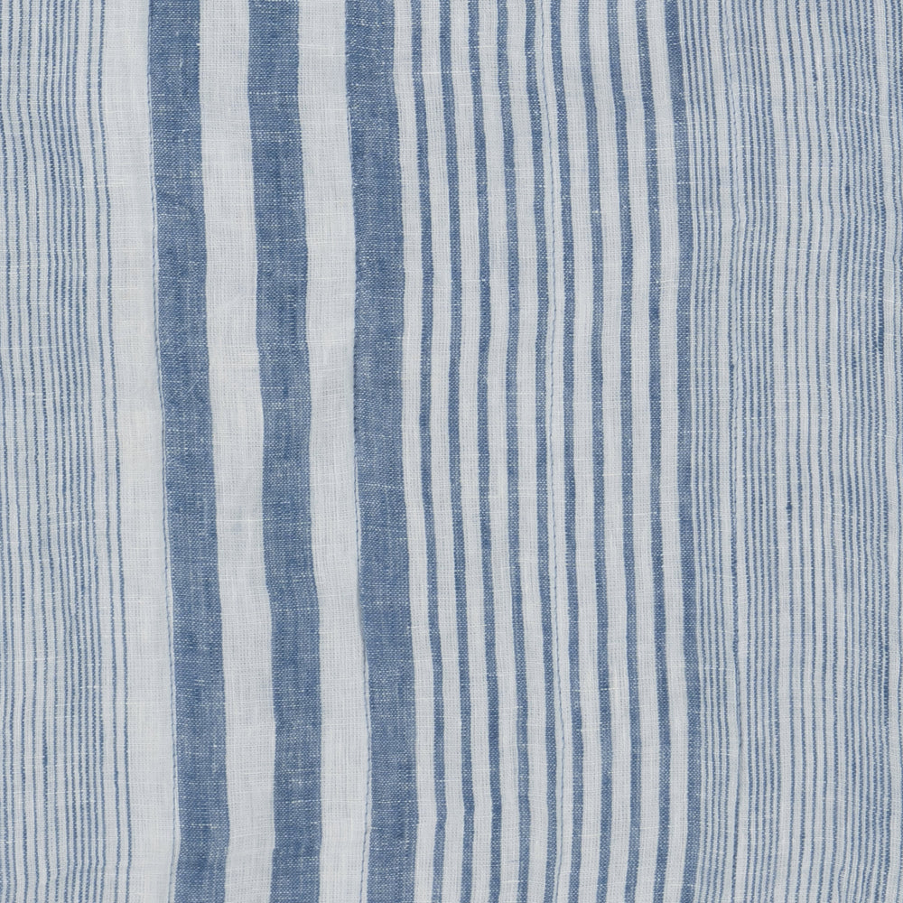 Carolina Stripe Quilt Swatch | French Blue