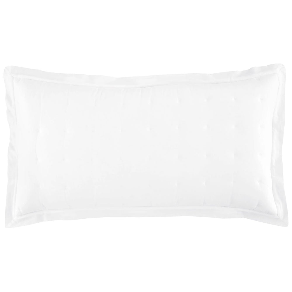 Cozy Cotton Puff Sham | White