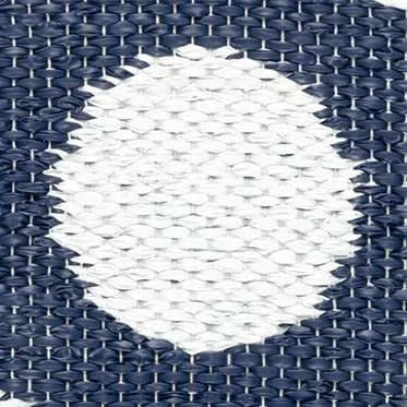 Dot Handwoven Indoor/Outdoor Rug Swatch | Navy