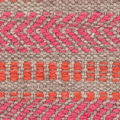 Sooner Than Later Handwoven Indoor/Outdoor Rug Swatch | Pink