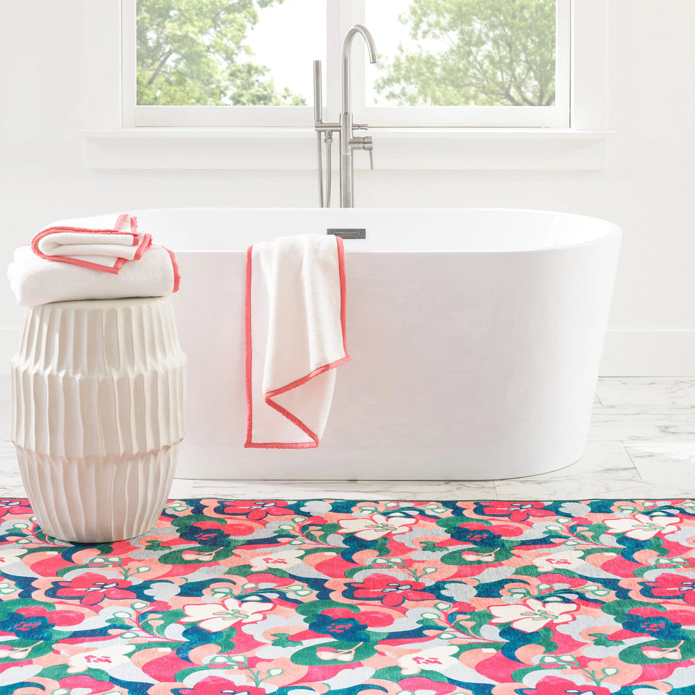 Dreamy Daisies Machine Washable Rug | Multi