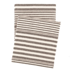 Rugby Stripe Throw | Charcoal
