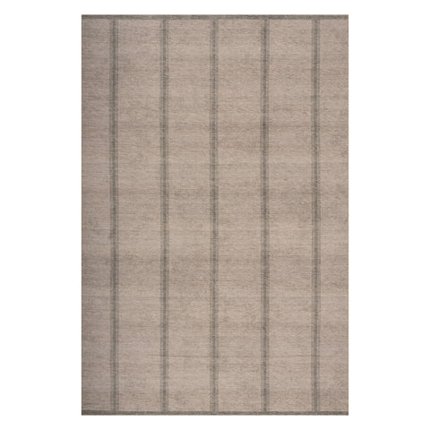 Hathi Striped Washable Rug | Tan