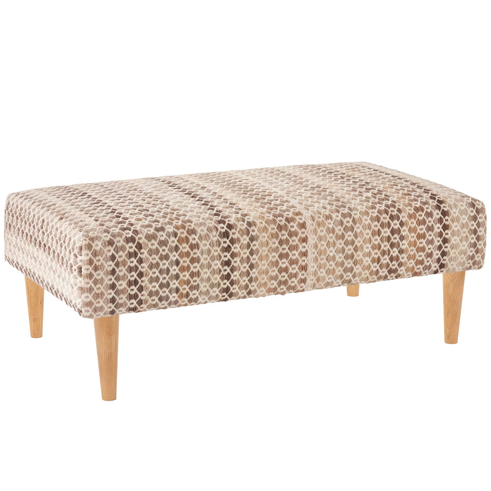 Poppy Rug Ottoman | Natural