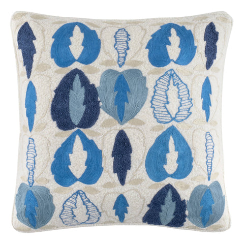 Oakley Embroidered Decorative Pillow Cover | Delft