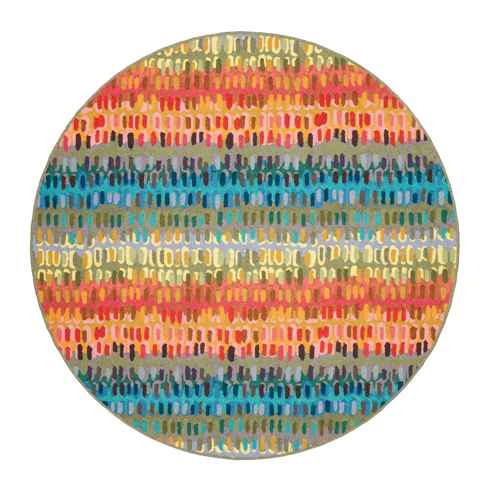 Paint Chip Hand Micro Hooked Wool Custom Rug | Multi