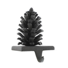 Pinecone Stocking Holder | Brown