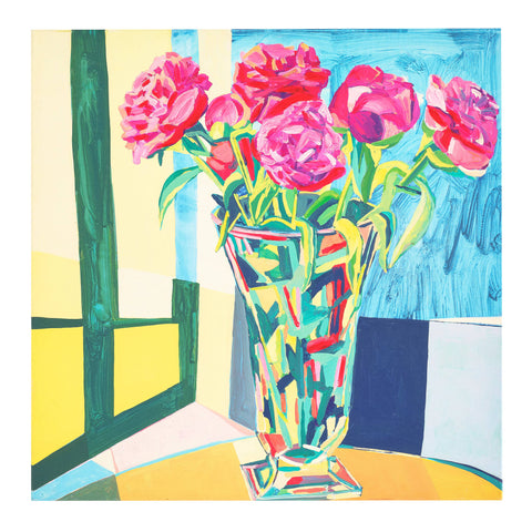 Peonies Wall Art | Multi