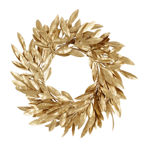 Bay Leaf Wreath | Gold