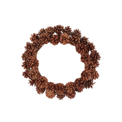 Pinecone Wreath | Brown