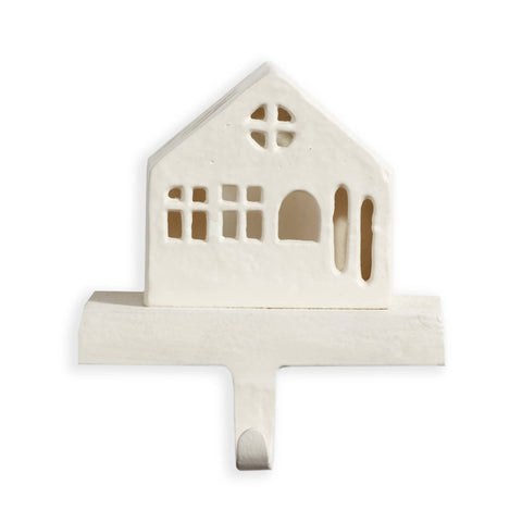 Chalet Stocking Holder | White