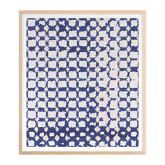 Painterly Blocks Wall Art | Blue