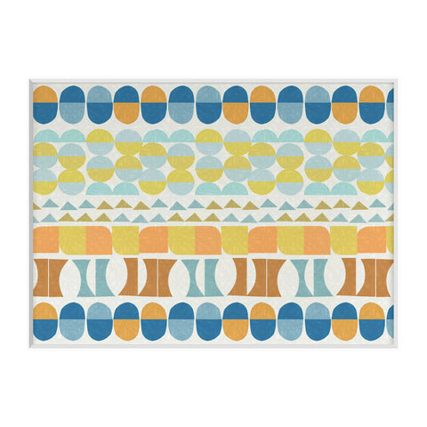 Retro Shapes Wall Art | Multi