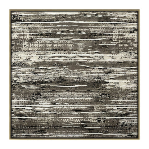 Striations Wall Art | Black
