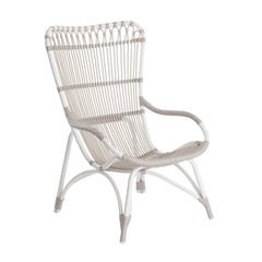 Marimba Outdoor Highback Chair | Dove White