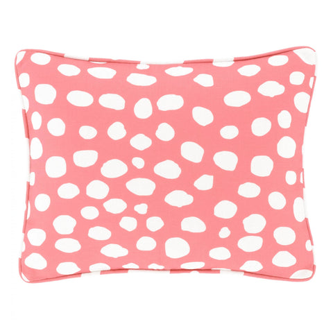 Spot On Indoor/Outdoor Decorative Pillow Cover | Coral
