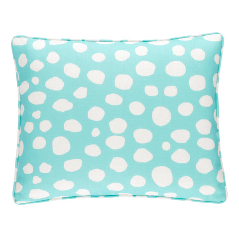 Spot On Indoor/Outdoor Decorative Pillow Cover | Turquoise