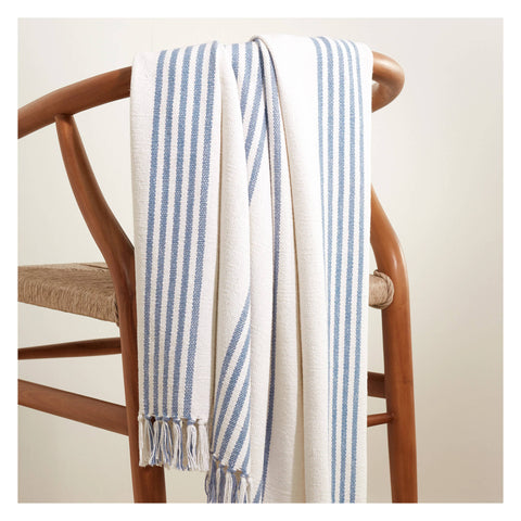Ibiza Throw | French Blue