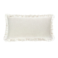 Wruffle Matelasse Decorative Pillow Cover | Ivory