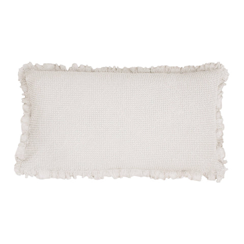 Wruffle Matelasse Decorative Pillow Cover | Grey