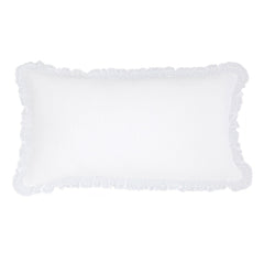 Wruffle Matelasse Decorative Pillow Cover | White