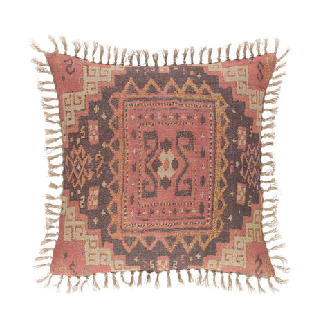 Anatolia Linen Decorative Pillow Cover | Kilim Print