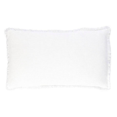 Bubble Matelasse Decorative Pillow Cover | White