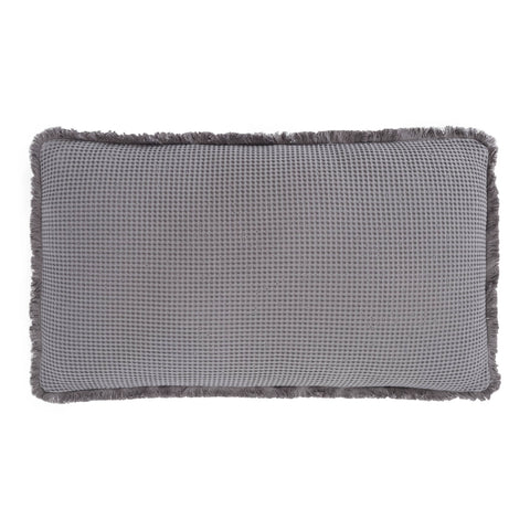 Bubble Matelasse Decorative Pillow Cover | Grey